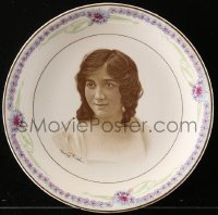 4g0258 MARY FULLER Star Players collector plate 1920s great portrait of the silent star!