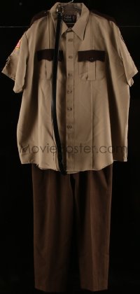 4g0318 ONE NIGHT AT McCOOL'S costume 2001 John Goodman, cool police department shirt and pants!