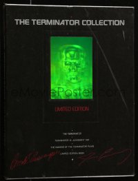 4g0240 TERMINATOR lmited edition VHS collection 1992 holographic cyborg Schwarzenegger on cover!