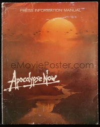 4g0985 APOCALYPSE NOW presskit 1979 Francis Ford Coppola, Peak art, 20 supplements but NO stills!