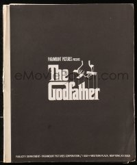 4g1026 GODFATHER presskit 1972 Francis Ford Coppola classic, does NOT include any stills!