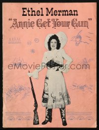 4g1240 ANNIE GET YOUR GUN stage play souvenir program book 1946 Ethel Merman stars on Broadway!