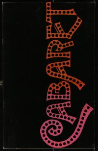 4g1255 CABARET souvenir program book 1972 Liza Minnelli in Nazi Germany, directed by Bob Fosse