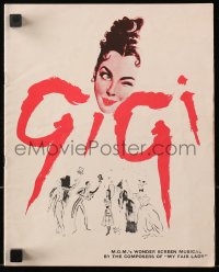 4g1155 GIGI Australian souvenir program book 1958 Leslie Caron, Best Director/Best Picture winner!