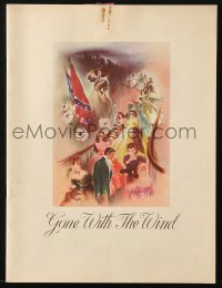 4g1288 GONE WITH THE WIND souvenir program book 1939 includes four ticket stubs!