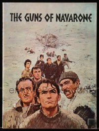 4g1157 GUNS OF NAVARONE Australian souvenir program book 1961 Gregory Peck, David Niven, Quinn