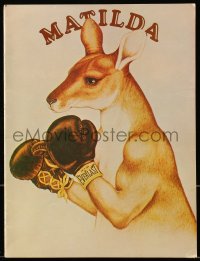 4g1335 MATILDA souvenir program book 1978 Elliott Gould, wacky boxing kangaroo images!