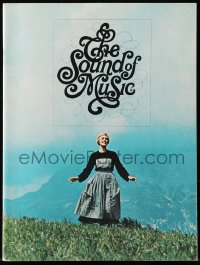 4g1377 SOUND OF MUSIC 34pg souvenir program book 1965 Julie Andrews, Robert Wise musical classic!