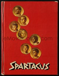 4g1381 SPARTACUS hardcover souvenir program book 1961 Stanley Kubrick, art of top cast on gold coins!