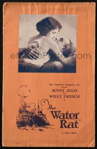 4g1206 WATER RAT English souvenir program book 1928 Jenny Jugo, Willy Fritsch, German UFA movie!