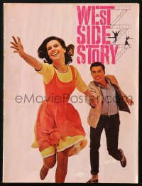 4g1207 WEST SIDE STORY English souvenir program book 1961 Robert Wise Academy Award winning musical!