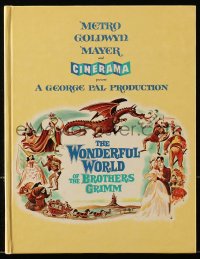 4g1412 WONDERFUL WORLD OF THE BROTHERS GRIMM hardcover Cinerama souvenir program book 1962 George Pal!