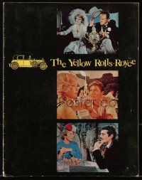 4g1165 YELLOW ROLLS-ROYCE Australian souvenir program book 1965 Ingrid Bergman, Rex Harrison, Delon
