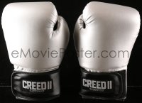 4g0302 CREED II 2 boxing gloves 2018 Stallone is Rocky Balboa, black and white gloves!