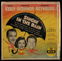 4g0846 SINGIN' IN THE RAIN set of 4 45 RPM records 1952 Gene Kelly, O'Connor, Debbie Reynolds!