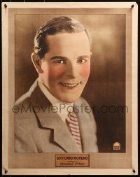 4g0354 ANTONIO MORENO personality poster 1920s a great actor & expert Hollywood horseman, rare!