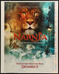 4g0423 CHRONICLES OF NARNIA printer's test 23x29 special poster 2005 C.S. Lewis, Henley & Swinton!