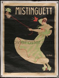 4g0152 MISTINGUETT 45x62 French special poster 1913 wonderful full-length artwork of the French actress!