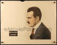 4g0363 WALTER MCGRAIL personality poster 1920s great profile portrait in suit & tie, ultra-rare!