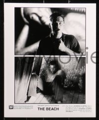 4g0987 BEACH presskit w/ 5 stills 2000 Leonardo DiCaprio, Tilda Swinton, directed by Danny Boyle!