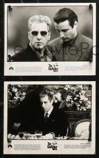 4g1027 GODFATHER PART III presskit w/ 13 stills 1990 Al Pacino, Andy Garcia, Francis Ford Coppola