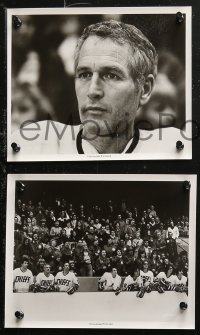 4g0973 SLAP SHOT presskit w/ 17 stills 1977 Paul Newman, Michael Ontkean, hockey classic, rare!
