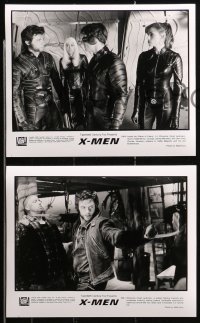 4g1142 X-MEN presskit w/ 12 stills 2000 Patrick Stewart, Hugh Jackman, Marvel Comics super heroes!
