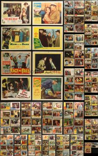 4h0157 LOT OF 219 1950S LOBBY CARDS 1950s great scenes from a variety of different movies!