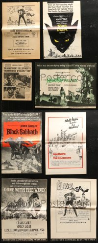 4h0139 LOT OF 6 CUT PRESSBOOKS AND 2 HERALDS 1960s great images from a variety of movies!