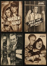4h0559 LOT OF 4 GERMAN PROGRAMS 1950s different images from a variety of U.S. movies!