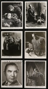 4h0549 LOT OF 6 SON OF FRANKENSTEIN REPRO 8X10 STILLS 1980s great scenes with Bela Lugosi in most!