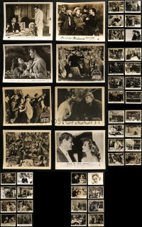 4h0445 LOT OF 46 ENGLISH FRONT OF HOUSE LOBBY CARDS 1930s-1960s great movie images!