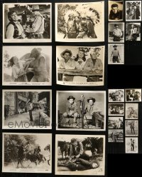 4h0524 LOT OF 21 COWBOY WESTERN 8X10 STILLS 1930s-1970s great scenes from a variety of movies!
