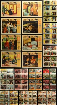 4h0166 LOT OF 160 LOBBY CARDS 1960s complete sets from a variety of different movies!