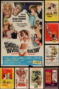 4h0272 LOT OF 11 MOSTLY 1960S 40X60S 1960s great images from a variety of different movies!
