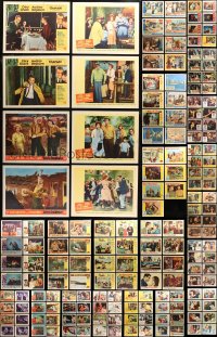 4h0165 LOT OF 167 LOBBY CARDS 1950s-1960s incomplete sets from a variety of different movies!