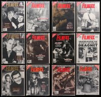 4h0961 LOT OF 12 FILMFAX 1992-93 MOVIE MAGAZINES 1992-1993 great horror images & articles!