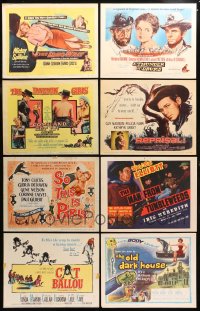 4h0231 LOT OF 24 TITLE CARDS 1940s-1970s great images from a variety of different movies!