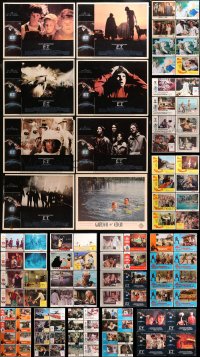 4h0184 LOT OF 116 LOBBY CARDS 1950s-2000s incomplete sets from a variety of different movies!