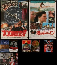 4h0691 LOT OF 11 UNFOLDED AND FORMERLY FOLDED JAPANESE B2 POSTERS 1960s-1990s cool movie images!