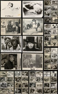 4h0487 LOT OF 65 8X10 STILLS 1960s-1970s great scenes from a variety of different movies!