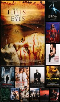 4h0908 LOT OF 19 UNFOLDED DOUBLE-SIDED 27X40 ONE-SHEETS 1990s-2010s a variety of movie images!