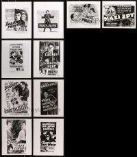 4h0582 LOT OF 10 8X10 REPRO PHOTOS OF WARNER BROS. MOVIE POSTERS 1980s great images from classic movies!