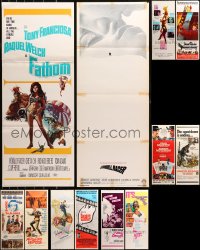 4h0612 LOT OF 12 FORMERLY FOLDED 1960S INSERTS 1960s a variety of cool movie images!