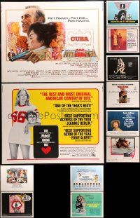 4h0741 LOT OF 12 UNFOLDED 1970S HALF-SHEETS 1970s great images from a variety of different movies!