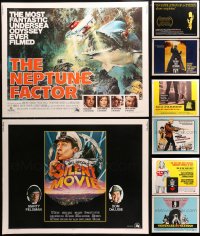 4h0748 LOT OF 11 UNFOLDED 1970S HALF-SHEETS 1970s great images from a variety of different movies!