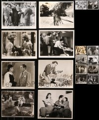 4h0517 LOT OF 34 8X10 STILLS 1930s-1950s great scenes from a variety of different movies!