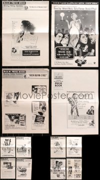 4h1011 LOT OF 16 UNCUT MGM PRESSBOOKS 1950s-1960s advertising for a variety of movies!