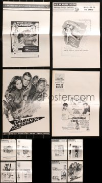 4h1013 LOT OF 15 UNCUT MGM PRESSBOOKS 1950s-1960s advertising for a variety of movies!