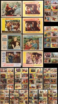 4h0181 LOT OF 124 1950S COWBOY WESTERN LOBBY CARDS 1950s great scenes from several movies!